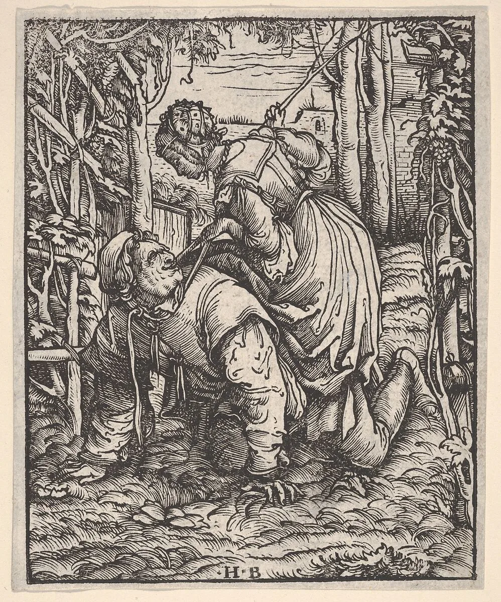 Aristotle and Phyllis — Hans Burgkmair