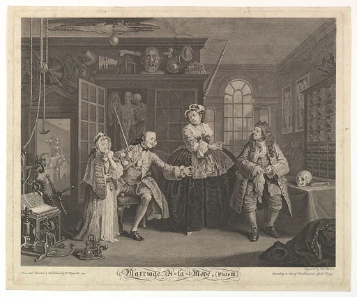 Marriage A-la-Mode, Plate III