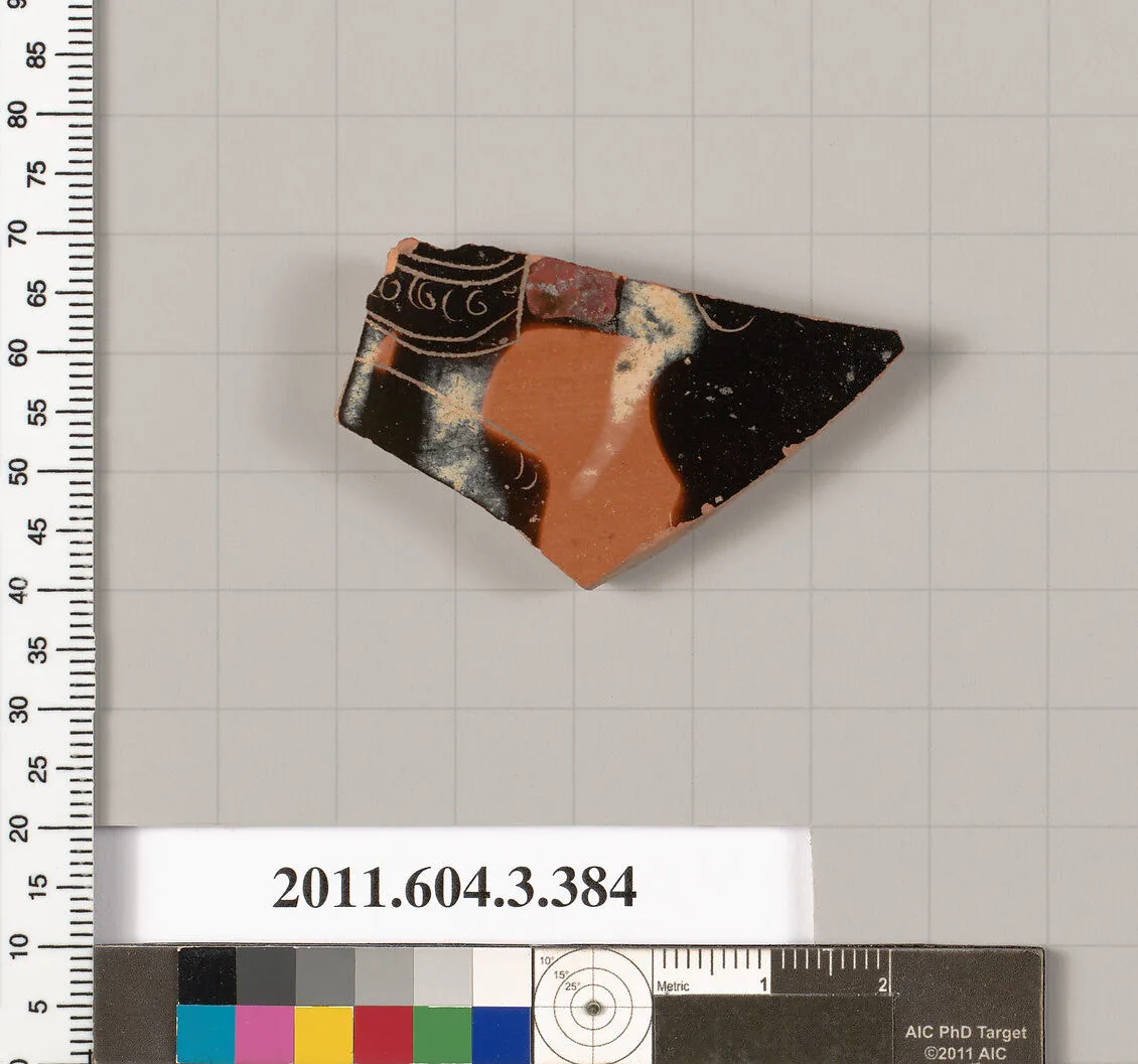 Terracotta fragment of a neck-amphora (jar) — Unknown