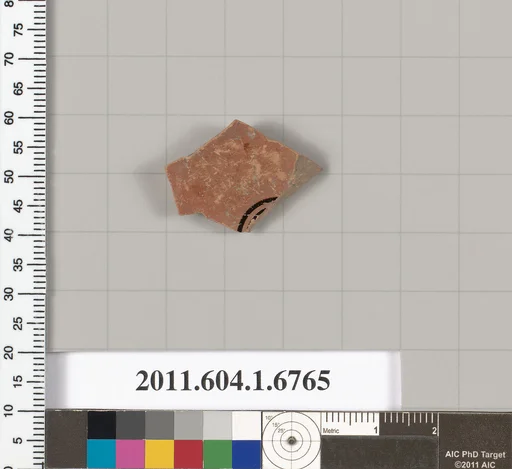 Terracotta fragment of a kylix (drinking cup)