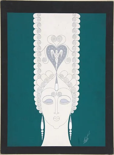 "L'Hiver": Cover Design for "Harper's Bazar"