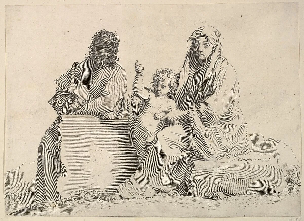 Holy Family — Claude Mellan