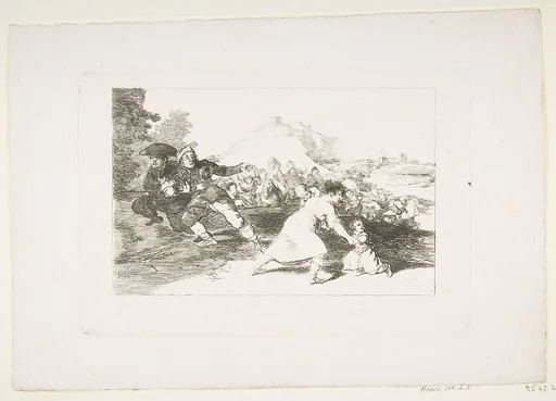 Plate 44 from "The Disasters of War" (Los Desastres de la Guerra): 'I saw it' (Yo lo vi)