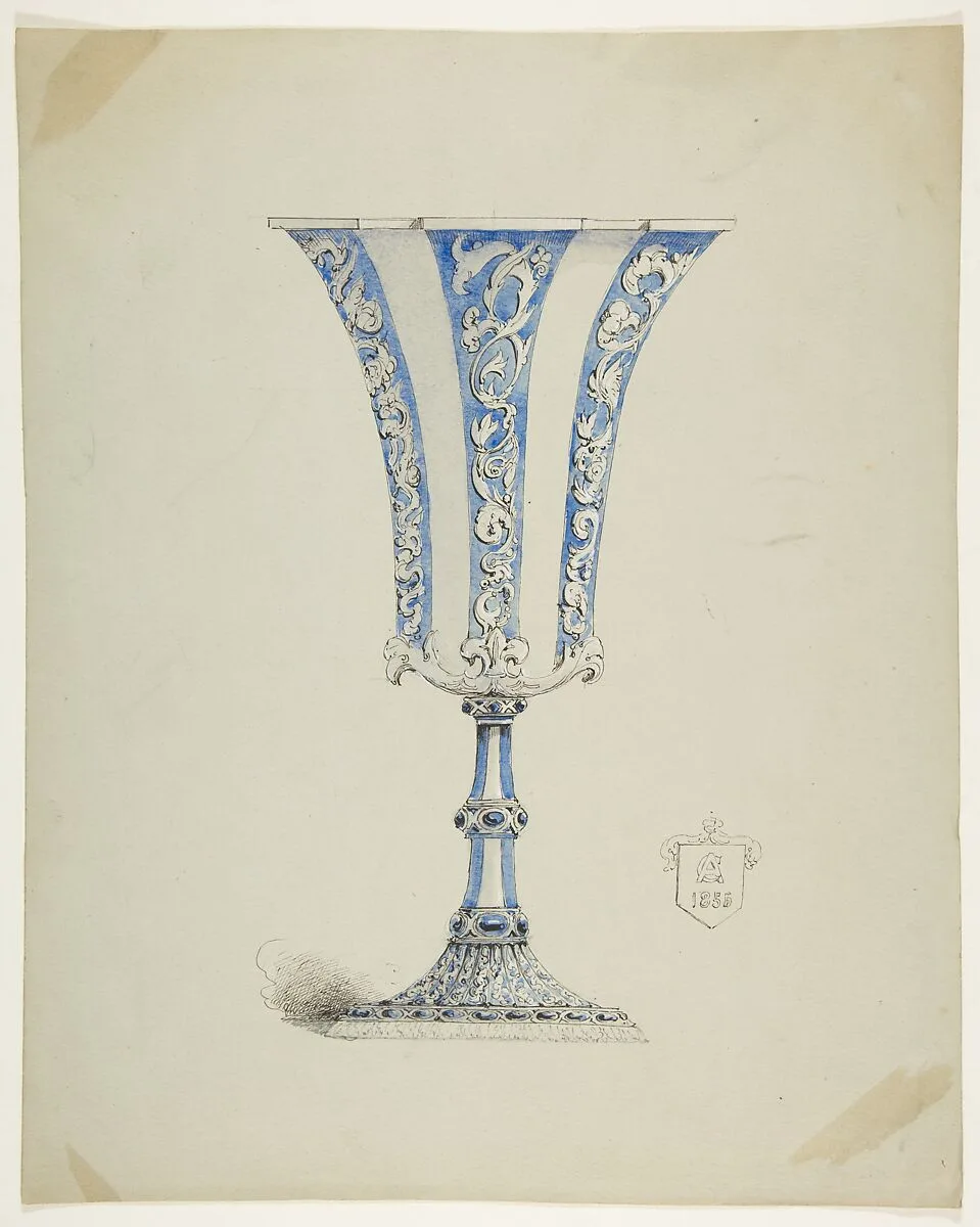 Design for a Chalice — Anonymous, French, 19th century