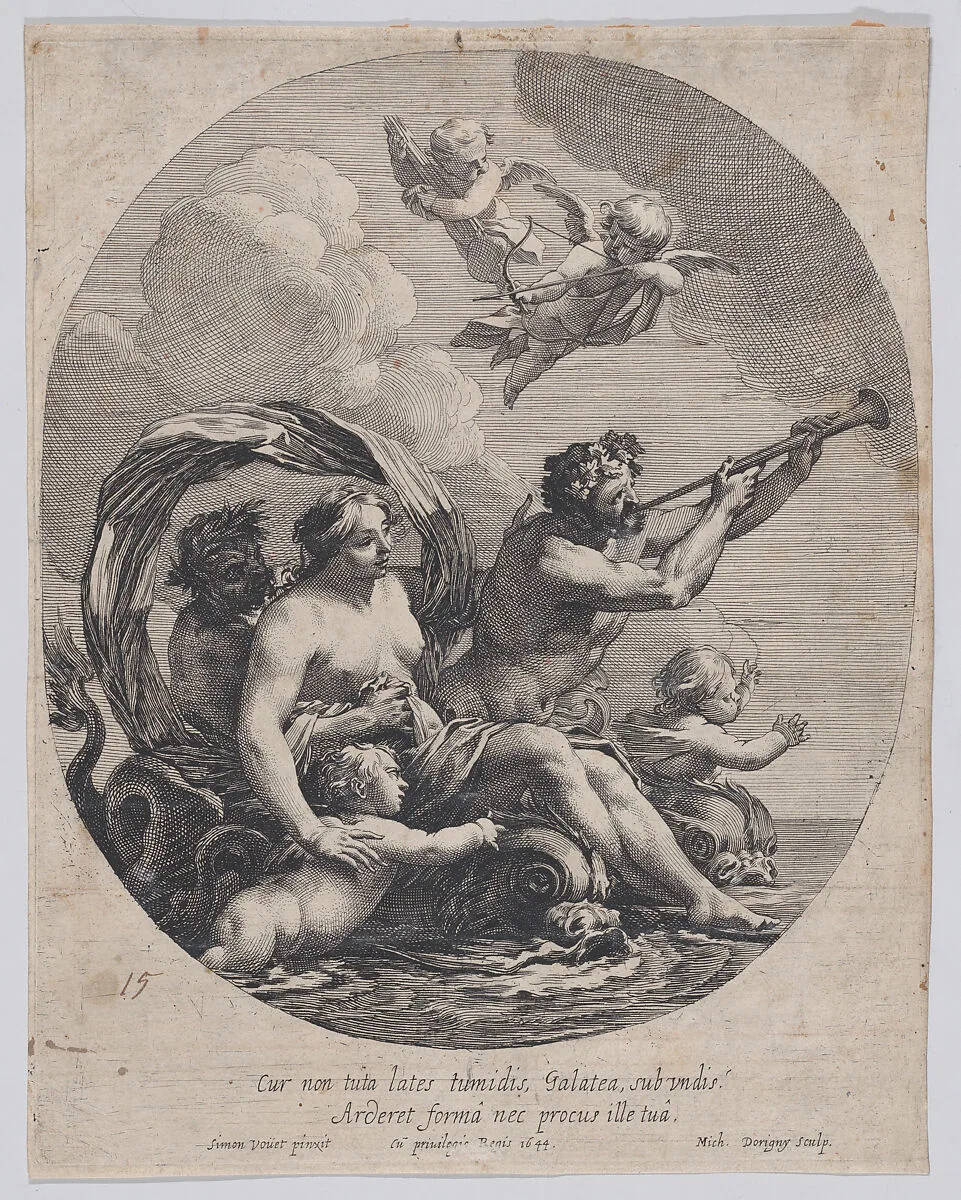 Triumph of Galatea — Simon Vouet|Michel Dorigny