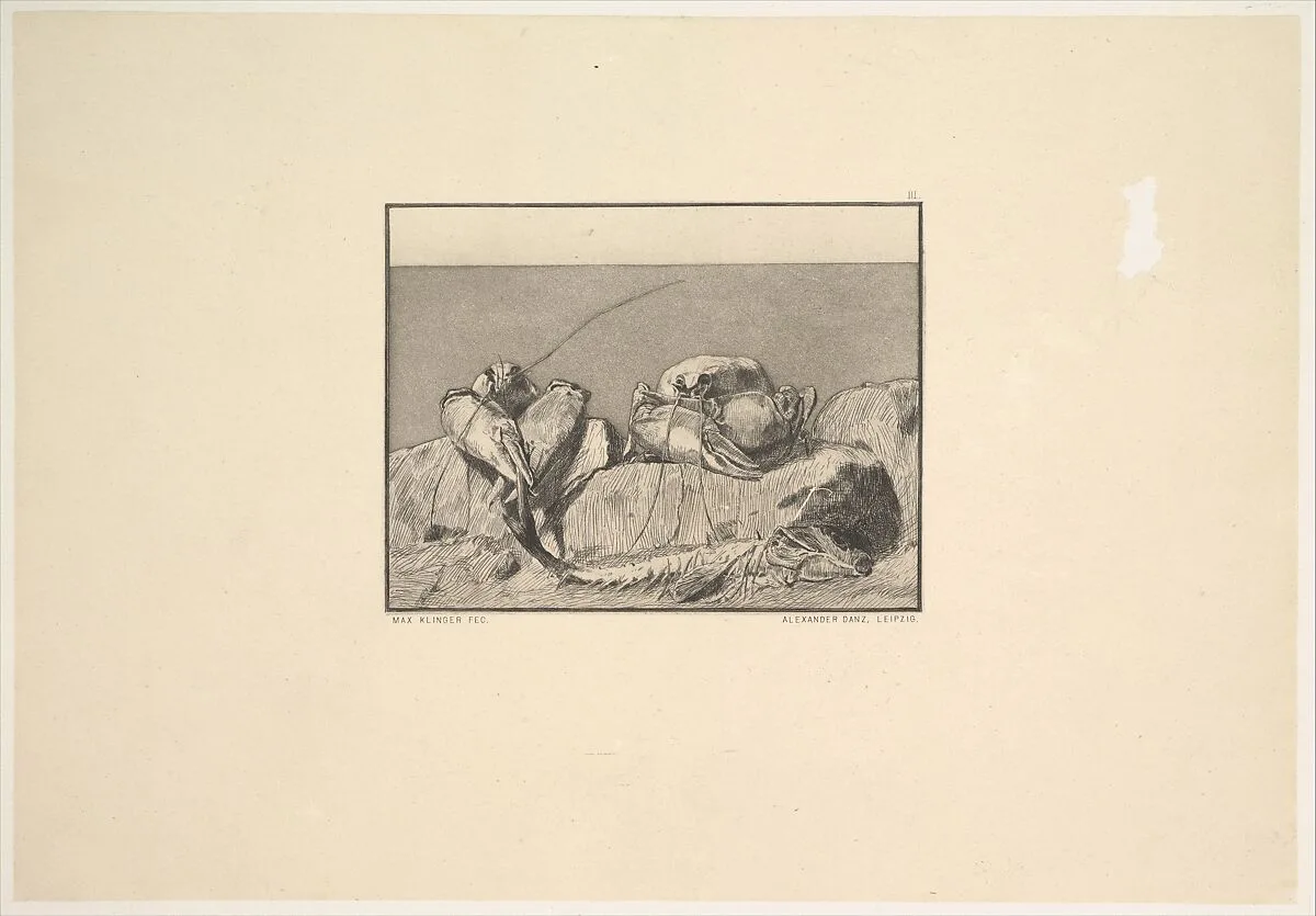 Siesta I, from the series Radierte Skizzen — Max Klinger