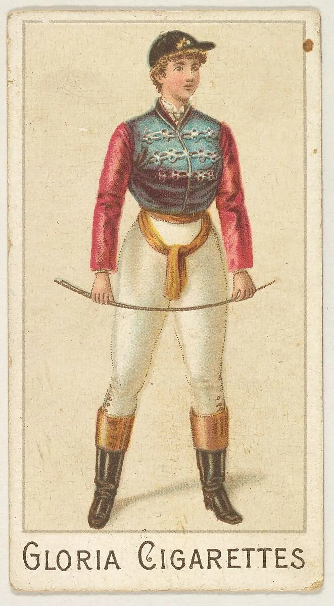 From the series "Sports Girls" (C190), issued by the American Cigarette Company, Ltd., Montreal, to promote Gloria Cigarettes — American Cigarette Company, Ltd.