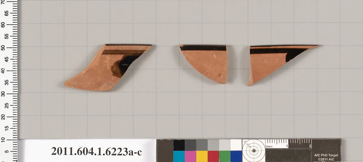 Terracotta rim fragments of kylikes (drinking cups) — Unknown