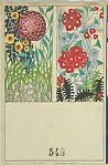 Decorative Design with Flowers (Schmuckkarte mit Blumen) — Wiener Werkstätte|Maria Pranke