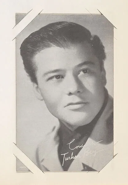 Turhan Bey from Movie Stars Exhibit Cards series (W401) — Unknown