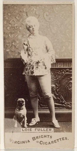 Loie Fuller, from the Actors and Actresses series (N45, Type 1) for Virginia Brights Cigarettes