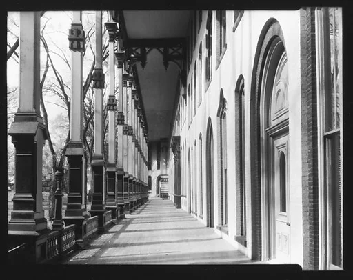[United States Hotel Porch, Saratoga Springs, New York]