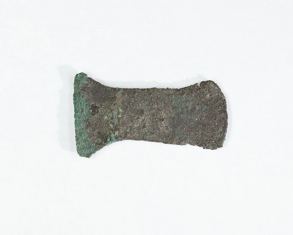 Blade for a Model Axe from a Foundation Deposit — Unknown