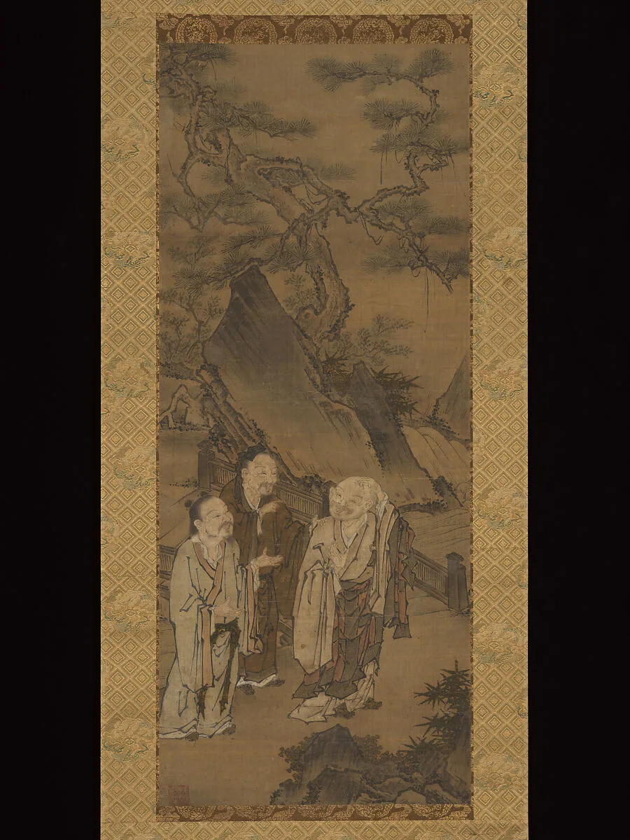 虎渓三笑図|Three Laughers of Tiger Ravine — Sekishō Shōan 石樵昌安