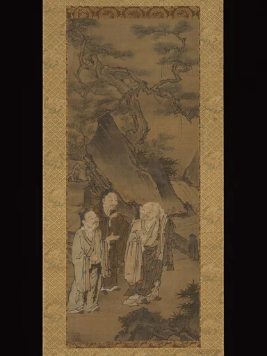虎渓三笑図|Three Laughers of Tiger Ravine