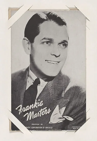 Frankie Masters from Mutoscope Music Corporation of America series (W409) — International Mutoscope Reel Company