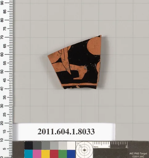 Terracotta fragment of a kylix (drinking cup)