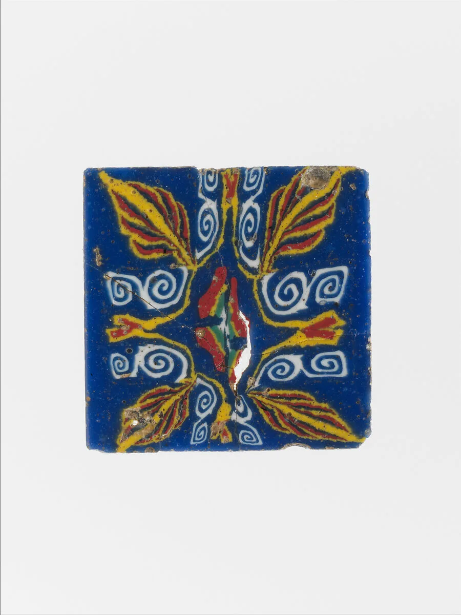 Glass mosaic inlay — Unknown