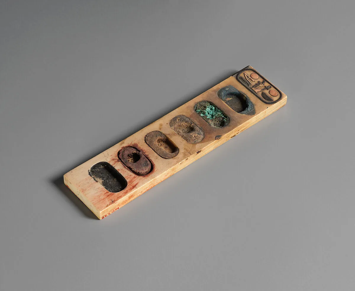 Painter's Palette Inscribed with the Name of Amenhotep III — Unknown