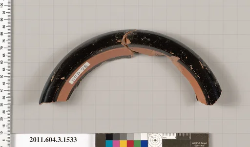 Terracotta fragment of a skyphos (deep drinking cup)?
