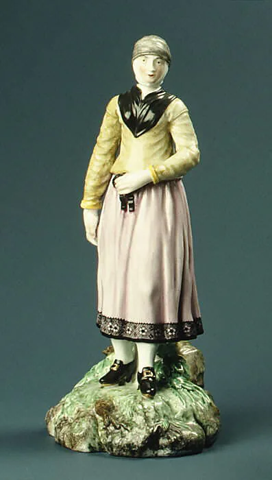 Norwegian Peasant (Woman from Tromsø) — Johann Gottfried Grund|Royal Porcelain Manufactory