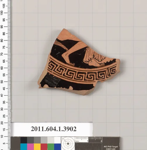 Terracotta fragment of a kylix (drinking cup)