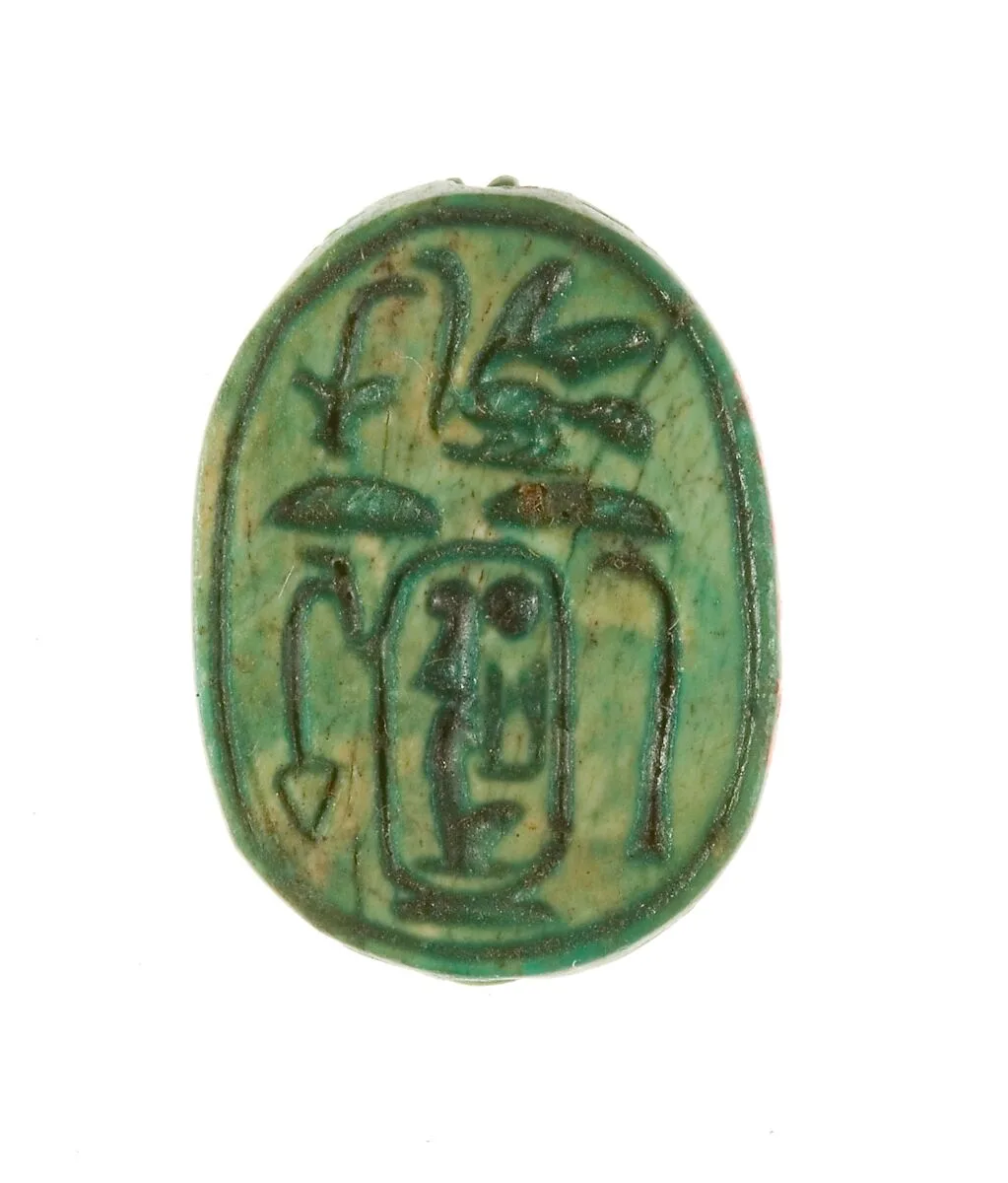 Scarab Inscribed King of Upper and Lower Egypt Maatkare, Having Dominion — Unknown