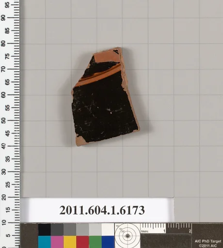 Terracotta fragment of a kylix (drinking cup)