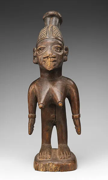 Twin Figure: Female (Ibeji) — Unknown