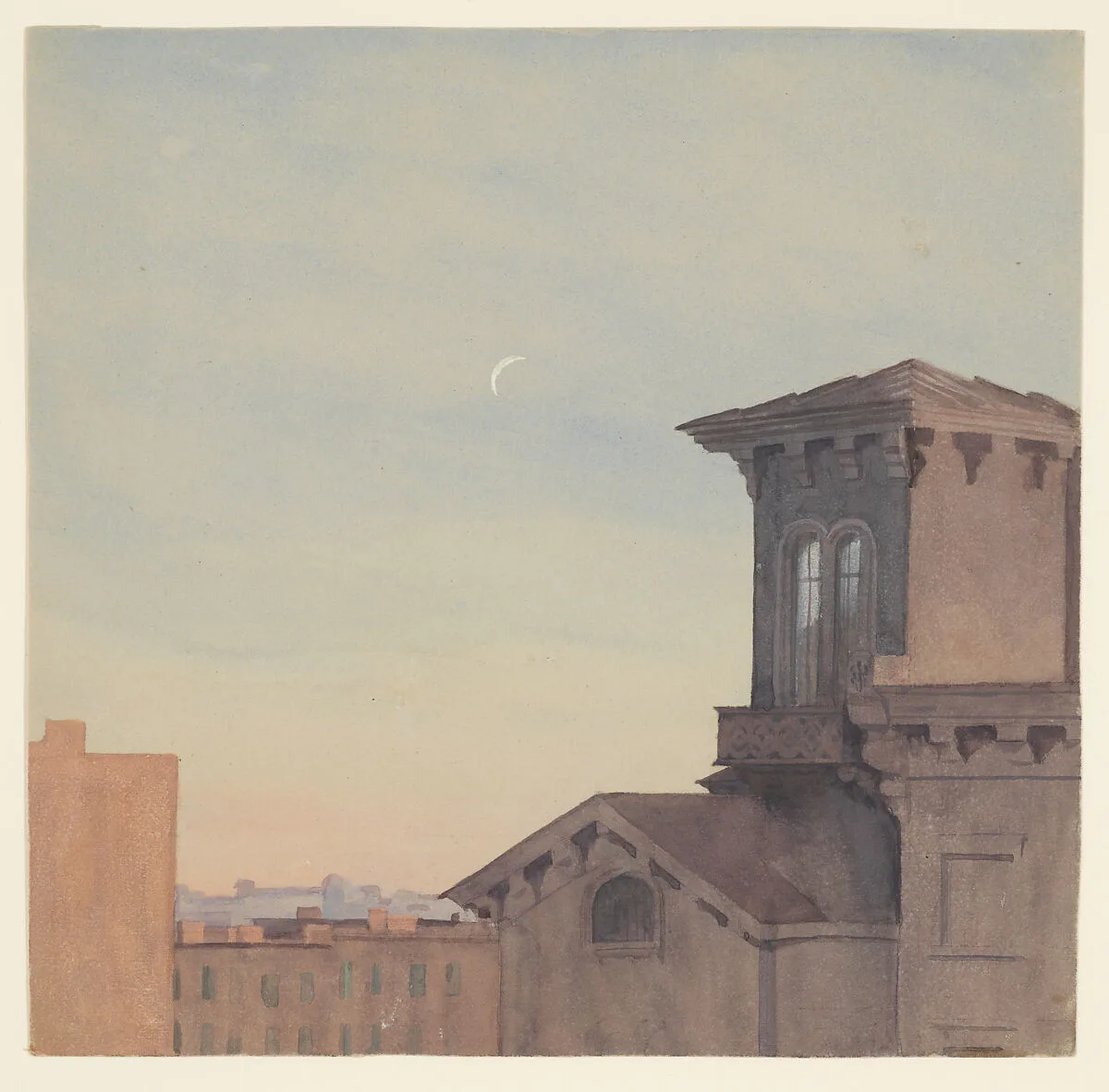 Rooftops, Brooklyn — Fidelia Bridges