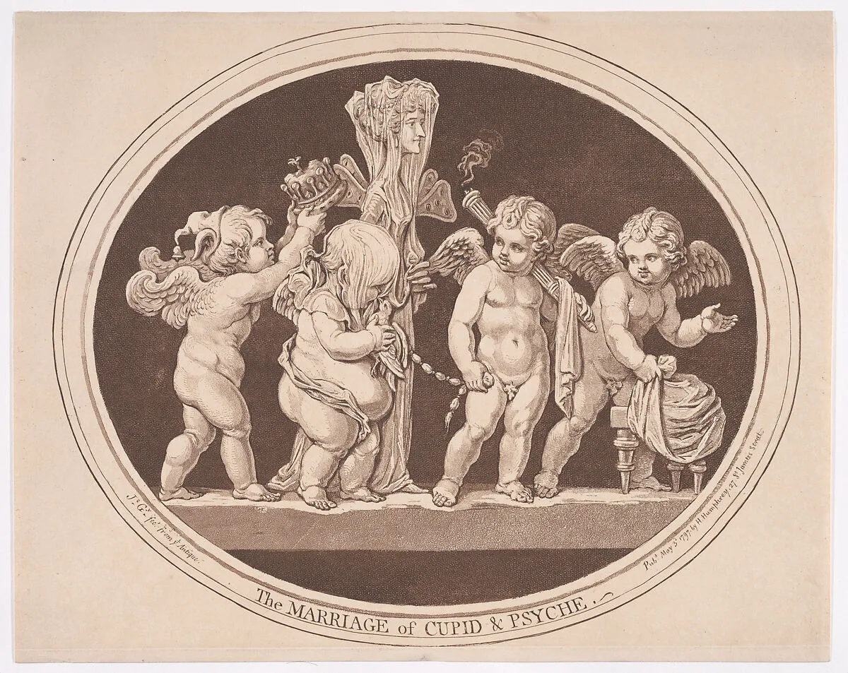 The Marriage of Cupid and Psyche — James Gillray|Hannah Humphrey