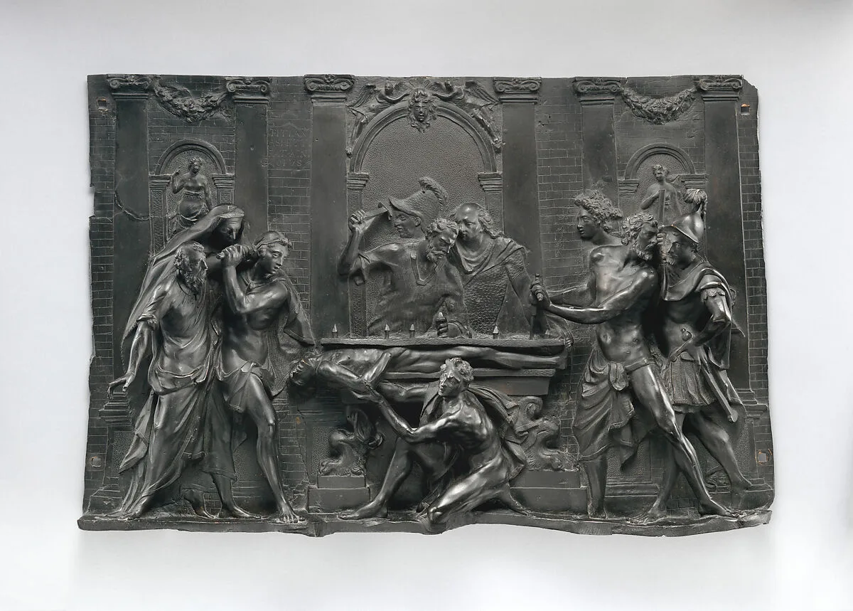 Saint Daniel of Padua Nailed between Two Planks of Wood — Tiziano Aspetti|Francesco Bertos