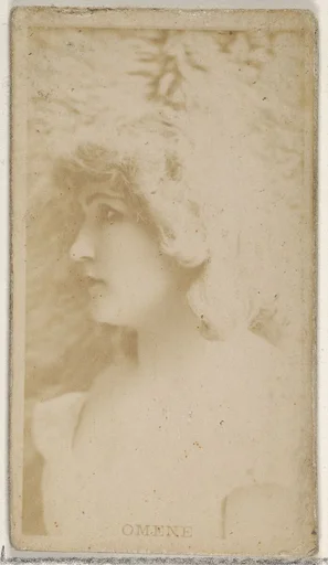 Omene, from the Actors and Actresses series (N45, Type 8) for Virginia Brights Cigarettes