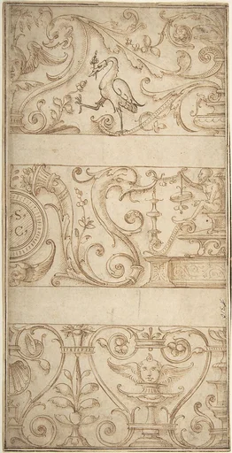 Ornament design after the antique