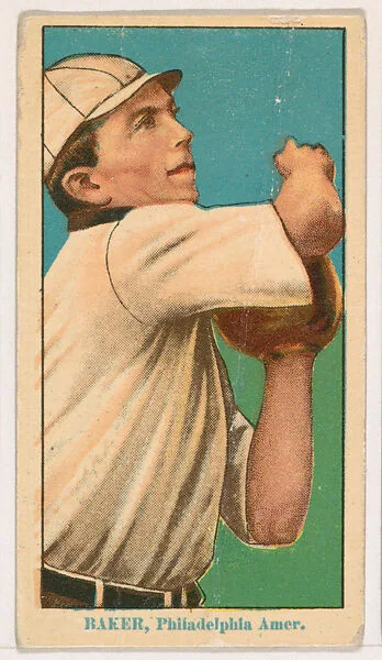 John "Home Run" Baker, American, from Coupon Cigarettes Baseball Issue, 1914-1916 — Coupon Cigarettes