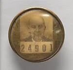 [Photographic Identification Badge from N. Y. Ship]