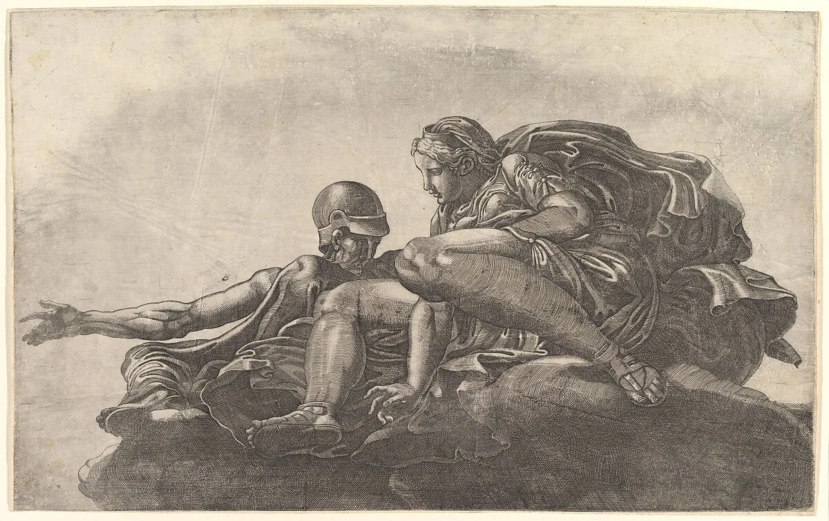 Two Gods on a Cloud — Master FG|Francesco Primaticcio