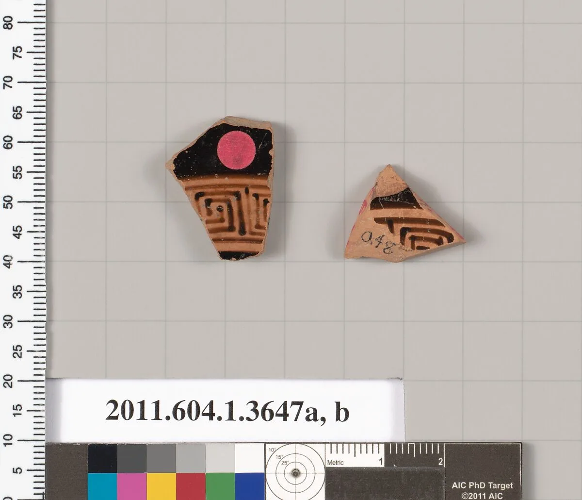 Terracotta fragments of kylikes (drinking cups) — Unknown