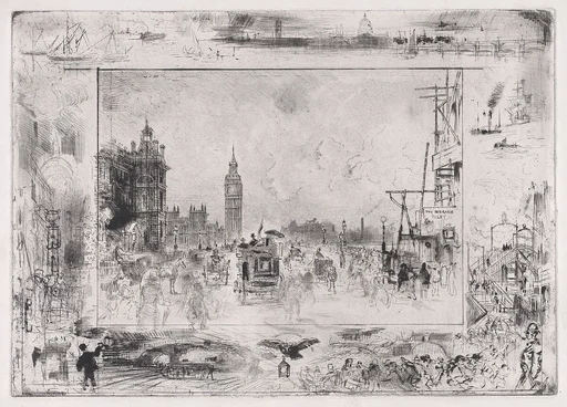 Westminster Bridge, or Westminster Clock Tower