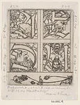 Story of Jonah: letters with Jonah and the whale — Marcus Behmer