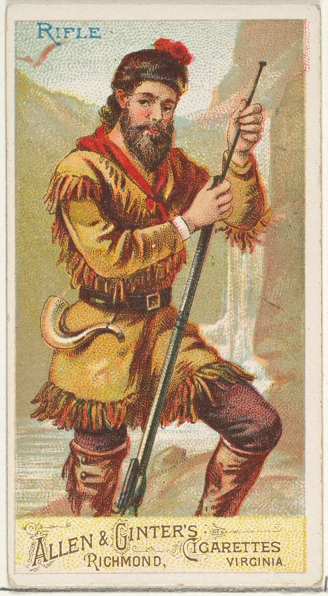 Rifle, from the Arms of All Nations series (N3) for Allen & Ginter Cigarettes Brands — Allen & Ginter