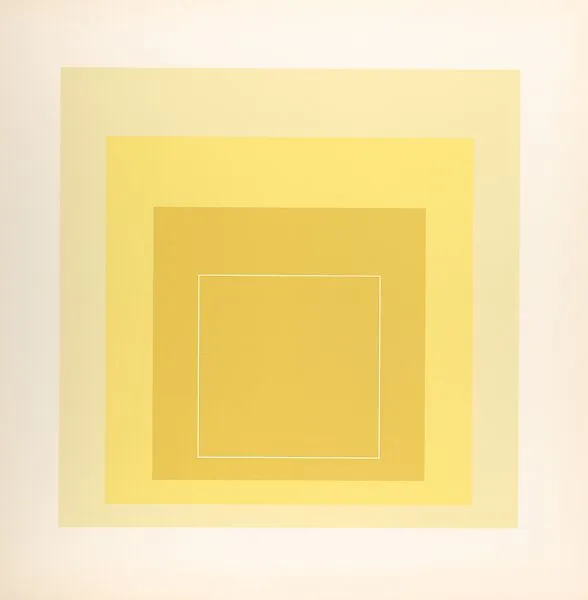 Proof for White Line Square series — Josef Albers|Gemini G.E.L.|Kenneth E. Tyler