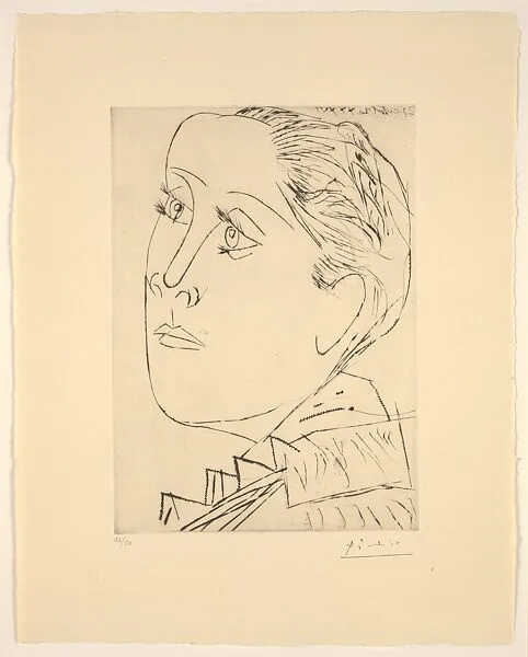 Portrait of Dora Maar with a Chignon I — Pablo Picasso|Jacques Frélaut|Galerie Louise Leiris