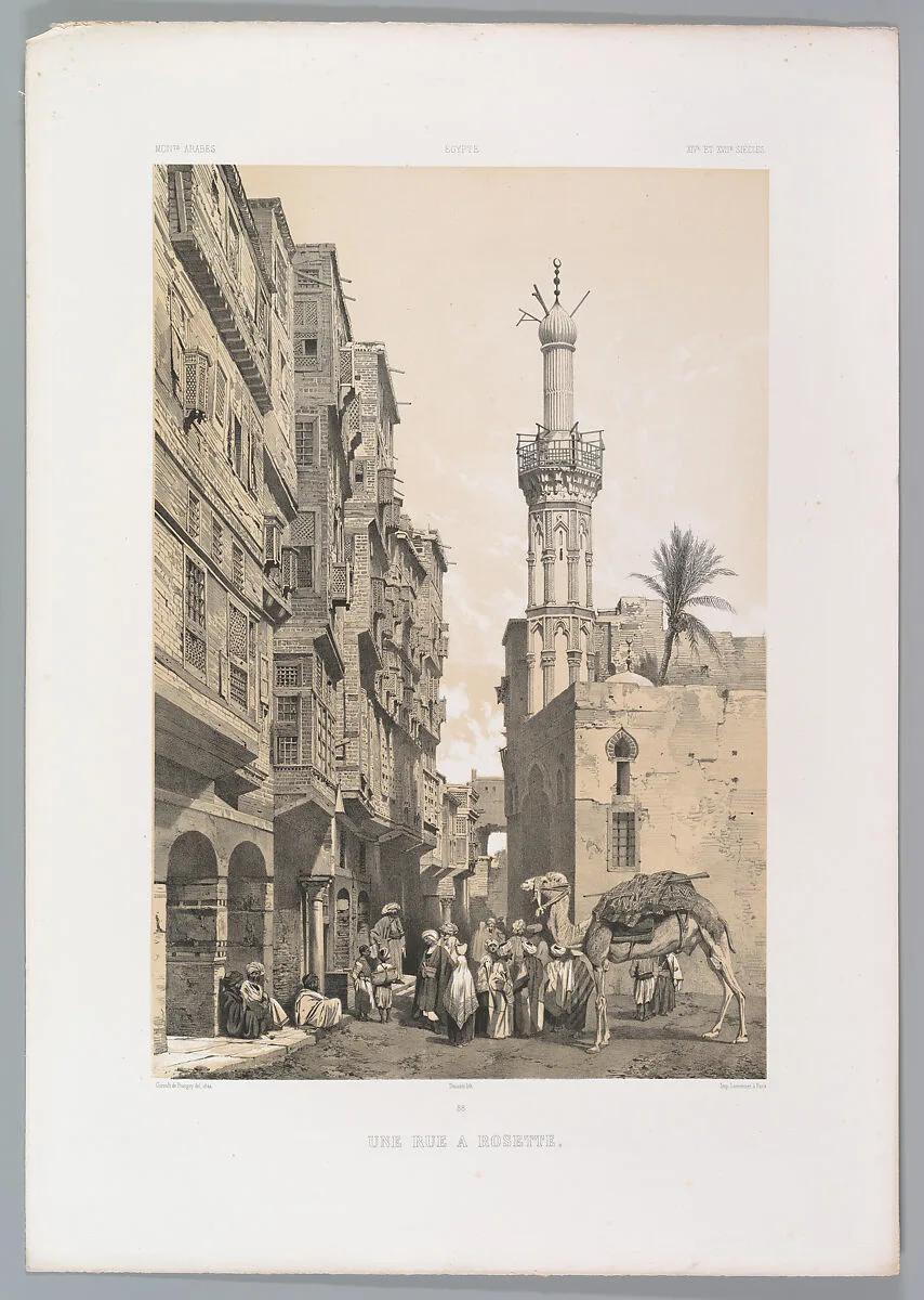 88. Une rue, à Rosette — Joseph-Philibert Girault de Prangey