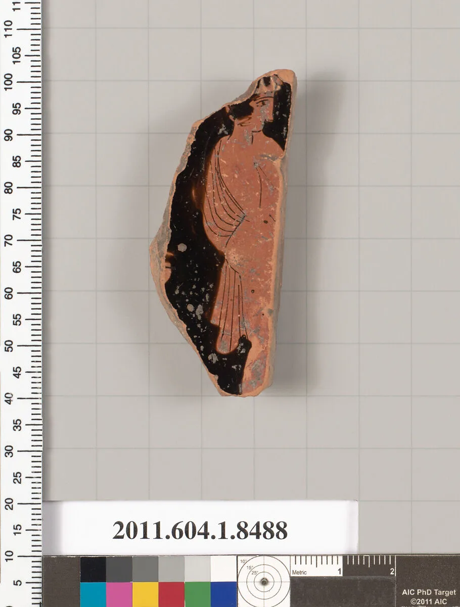 Terracotta fragment of a stemless kylix (drinking cup) — Unknown