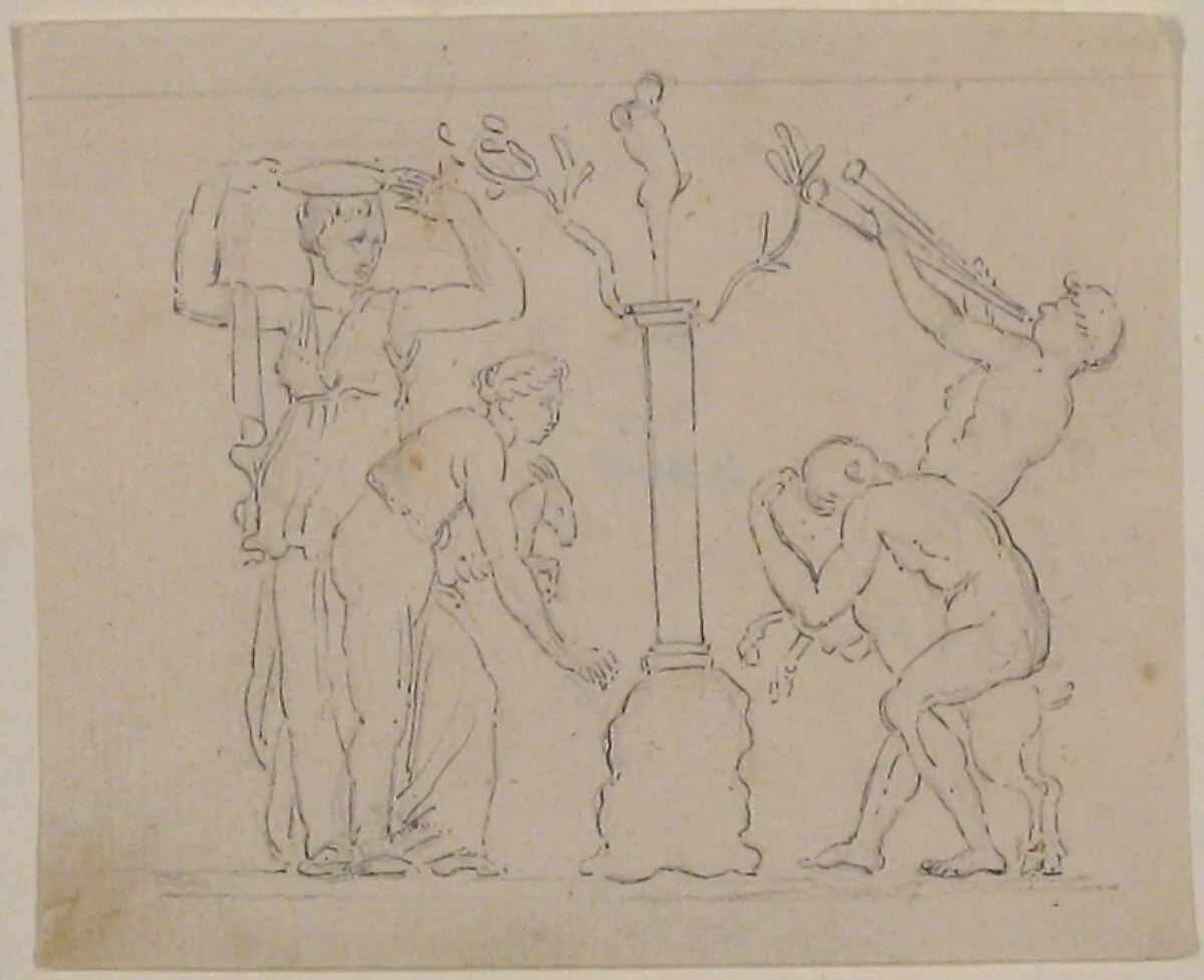 Scene of Sacrifice — Anonymous, French, 18th century