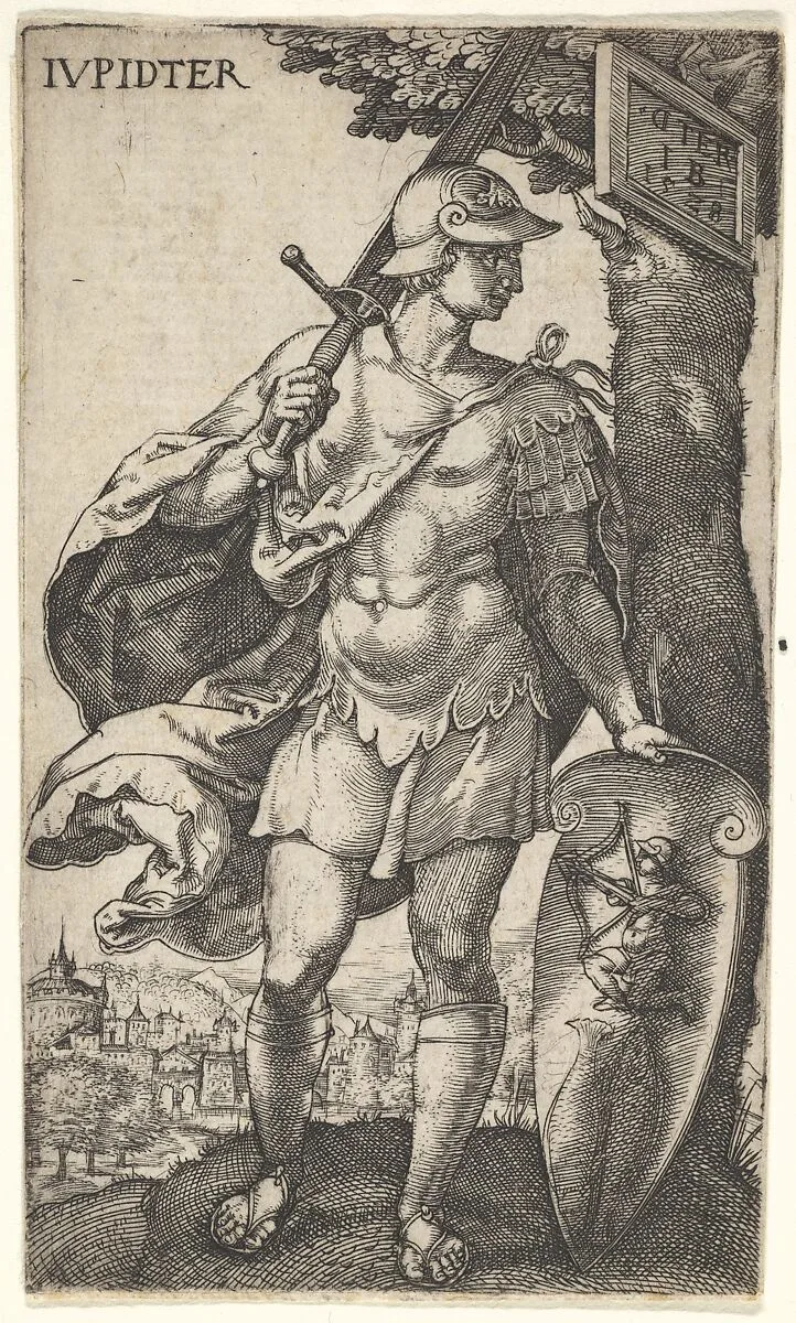 Jupiter from The Gods Who Preside Over the Planets — Master I.B.
