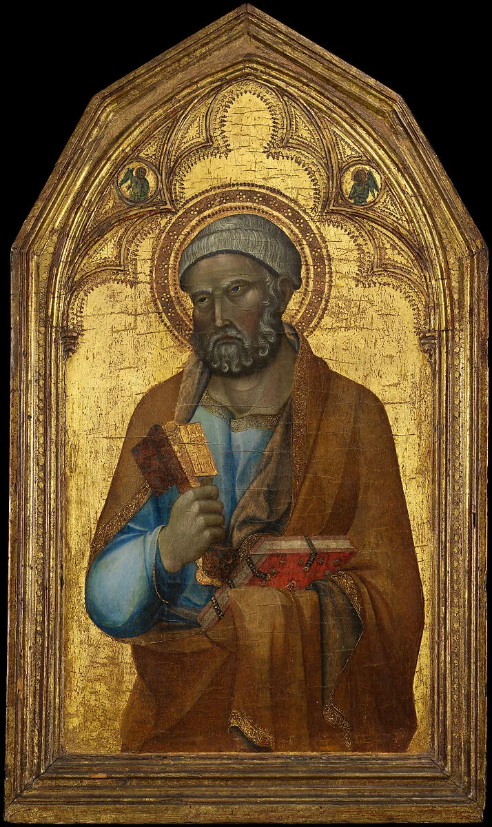 Saint Peter — Follower of Barna da Siena|Follower of Lippo Memmi (Italian, Sienese, active mid-14th century)