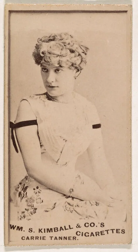 Carrie Tanner, from the Actresses series (N203) issued by Wm. S. Kimball & Co. — William S. Kimball & Company