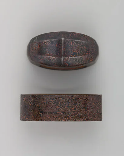 Sword-Hilt Collar and Pommel (Fuchigashira)